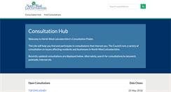 Desktop Screenshot of consultation.nwleics.gov.uk