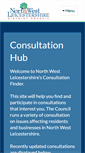 Mobile Screenshot of consultation.nwleics.gov.uk